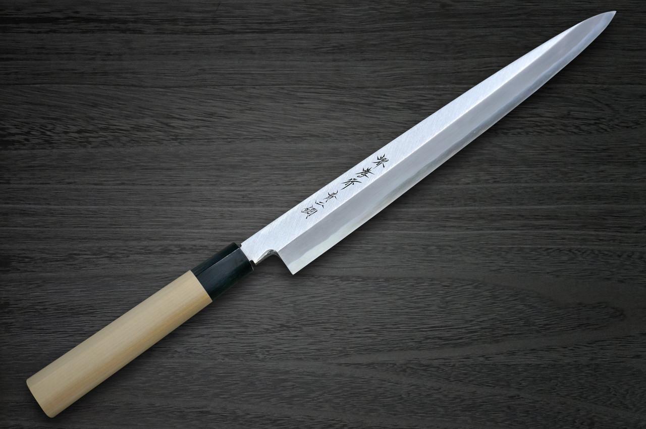 Sakai Takayuki Aoniko Blue 2 Steel Buffalo Tsuba Chef's Fuguhiki(Sashimi) 330mm 