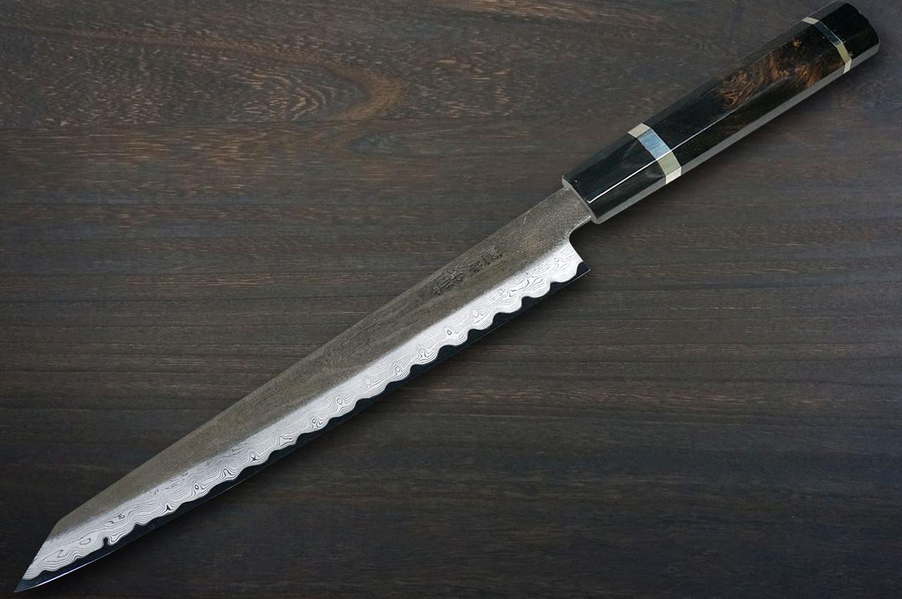 Satoshi Nakagawa Aogami#1 Damascus Kurouchi EBBFB2 Japanese Chef's