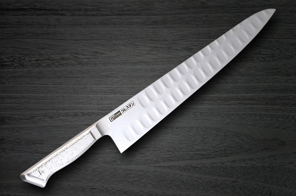 GLESTAIN TM All-Stainless Japanese Chef's Gyuto Knife 330mm