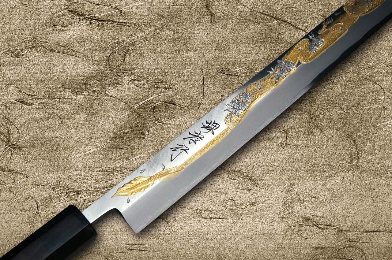 堺孝行KEISHOURYU 金龙雕刻日本厨师金枪鱼切540 毫米Tokujyo