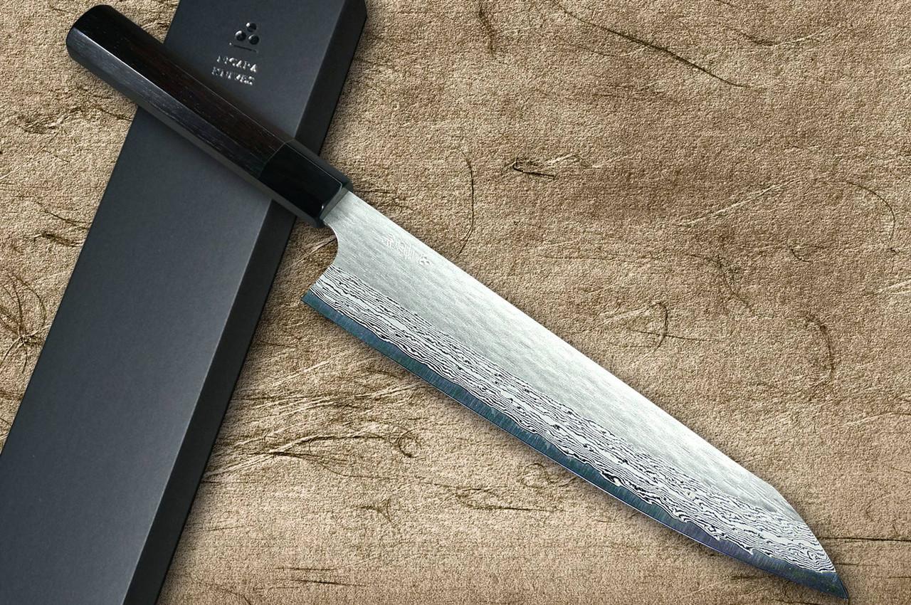 Nigara VG-XEOS Damascus Hammered EB8B Japanese Chef's Gyuto Knife