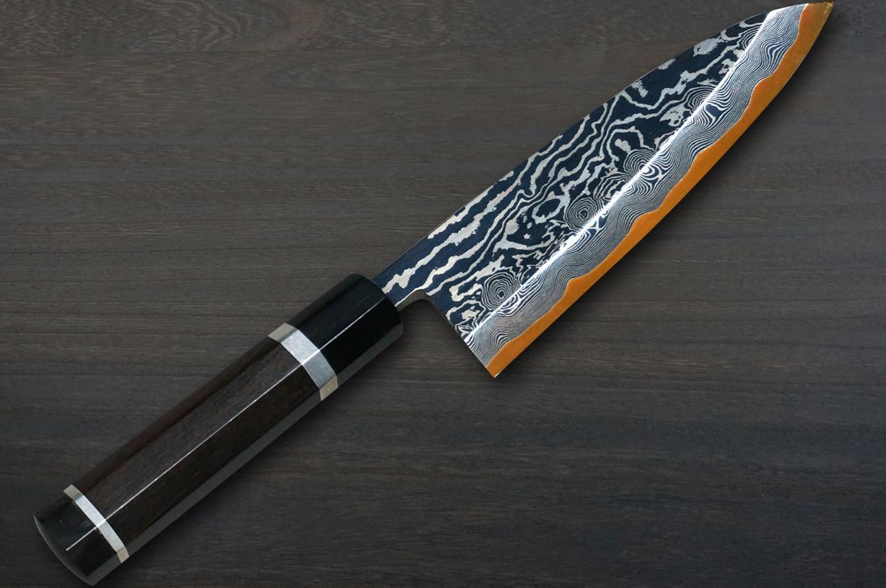 【D1様用】BAUDA / Oniirica Keiichi Fujii HEKIRYUSHI Aogniko Black Damascus Japanese Chef's