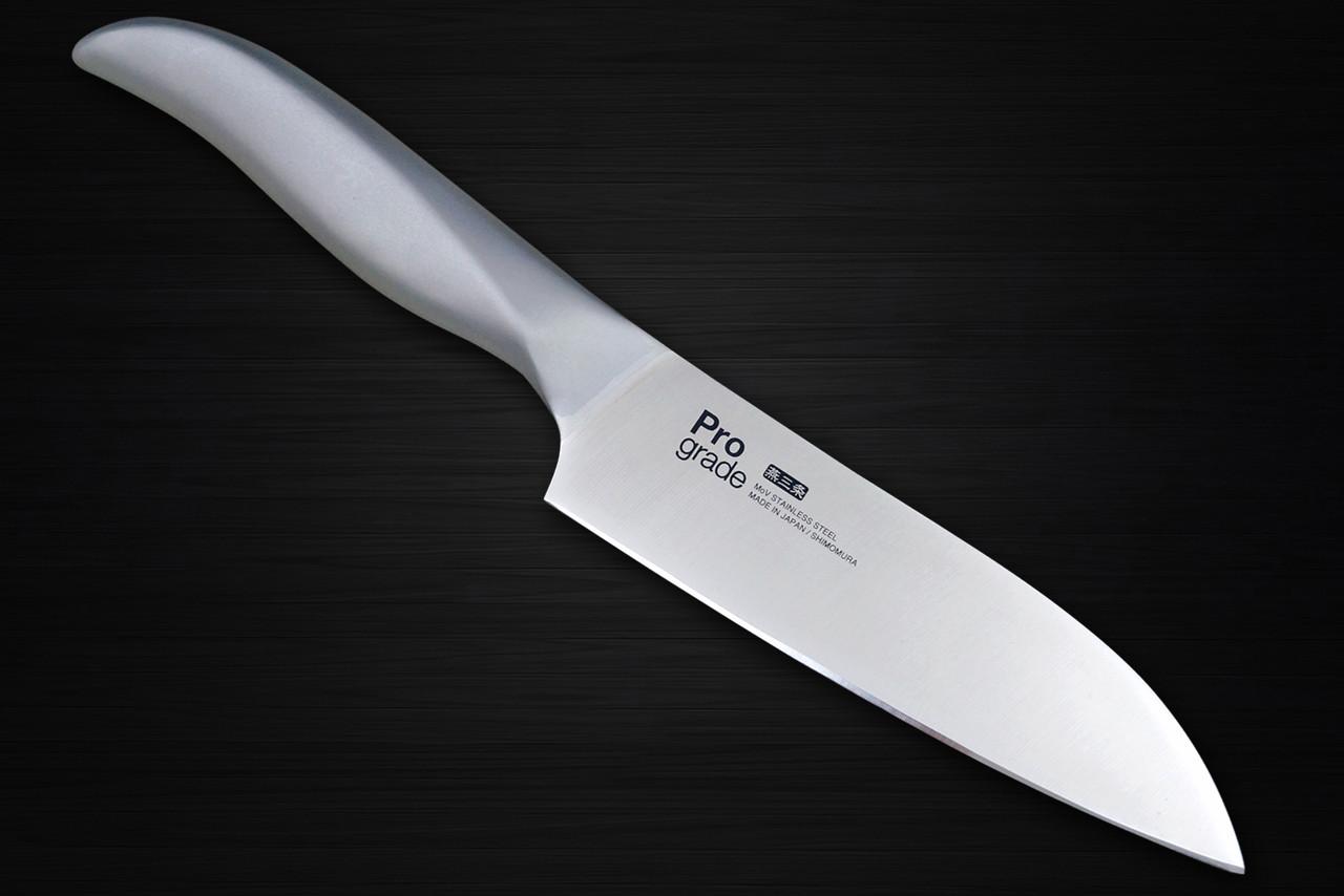 Shimomura PRO-Grade All Stainless Sharp Japanese Chef's Santoku