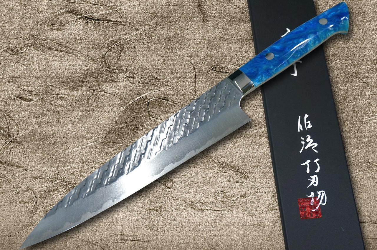 佐治武士SPG-STRIX 镜面锤击RC日本厨师行头刀210毫米，树脂定制