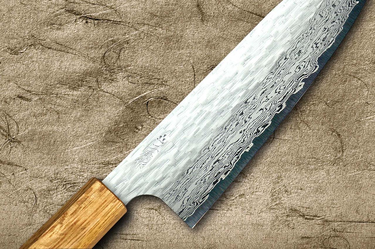 Nigara VG-XEOS 大马士革锻打OK8B 日本厨师三德刀180mm 配有涂有