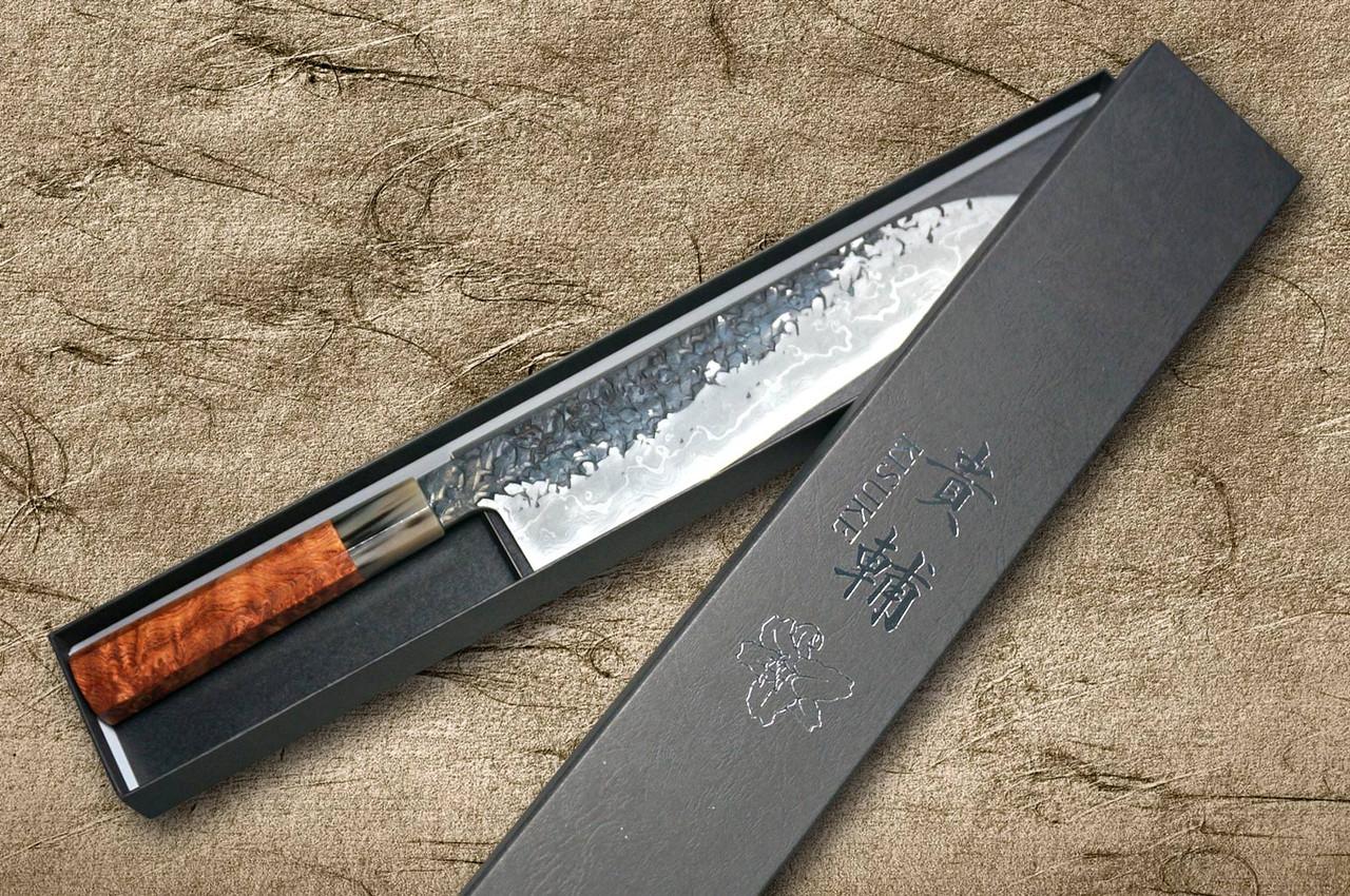 Kisuke Manaka ENN Blue#1 Kurouchi Hammered KRBFW Japanese Chef's