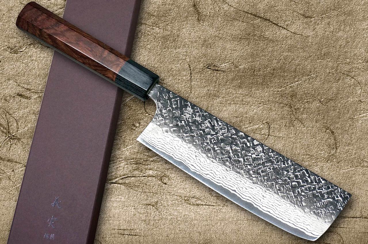 Yoshimi Kato 63 Layer VG10 Damascus SQ-Hammered Japanese Chef's
