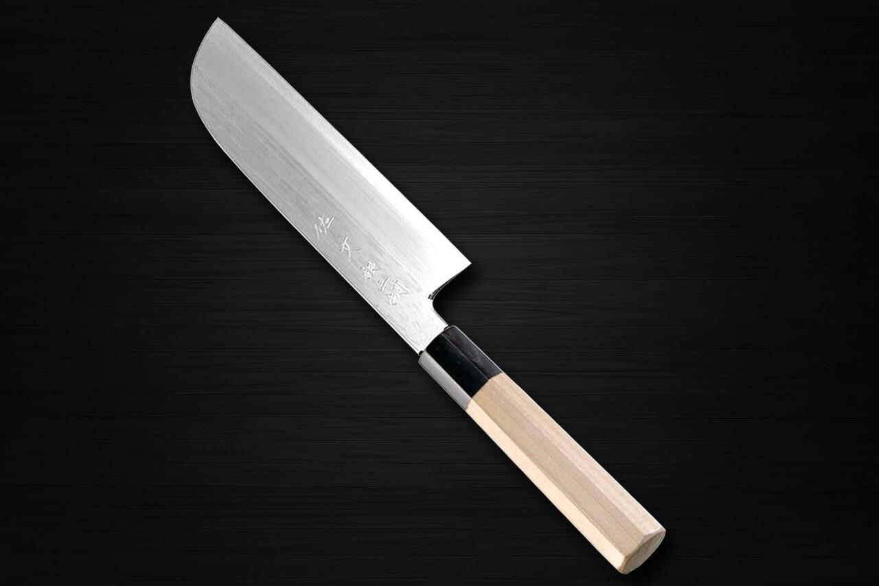 Sabun Ginsan Gingami No.3 steel Japanese Chefs Kamagata-UsubaVegetable 195mm