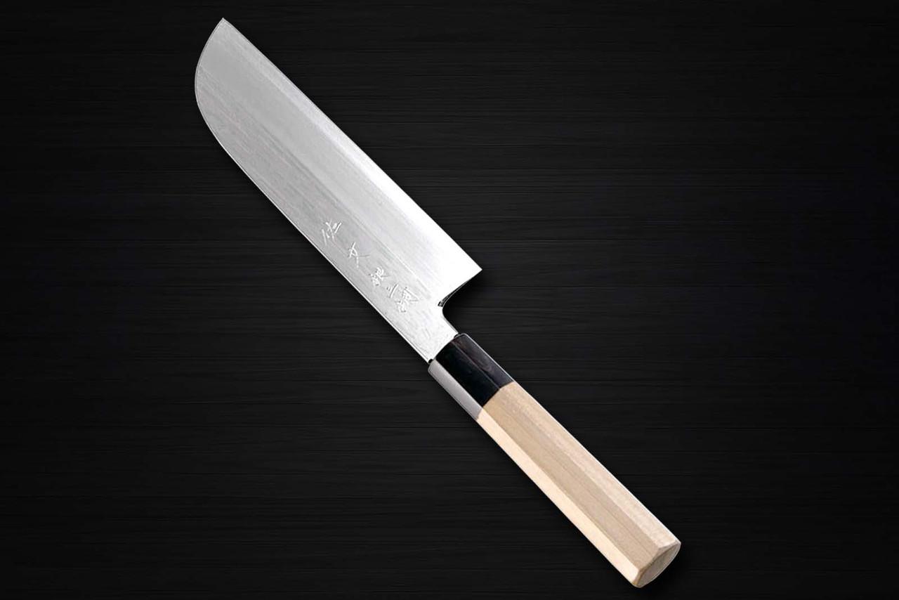 Sabun Ginsan (Gingami No.3 steel) Japanese Chef's Kamagata-Usuba(Vegetable) 195mm 