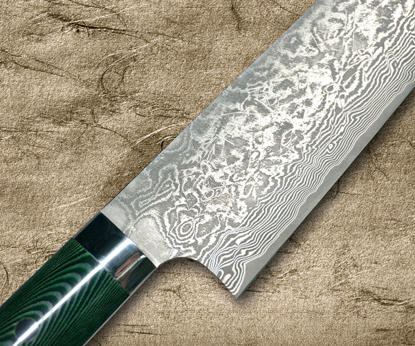 Takeshi Saji R2 Diamond Finish Damascus TCA Japanese Chef's Gyuto