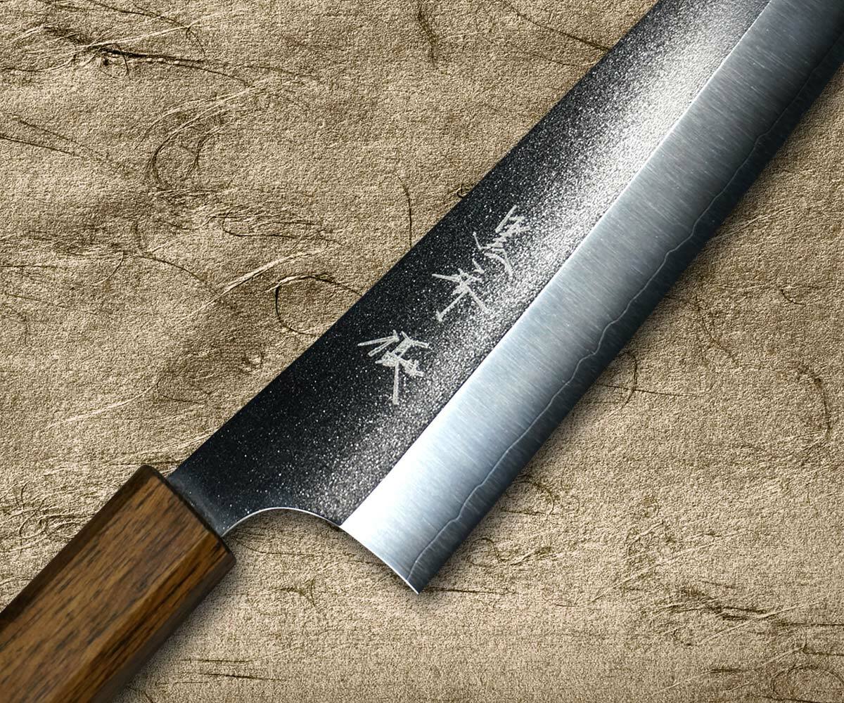 Kei Kobayashi R2 Special Finished CS Japanese Chef's Knife SET  (Gyuto210-Slicer-Santoku-Vegetable-Petty) with Red Lacquered Wood Handle