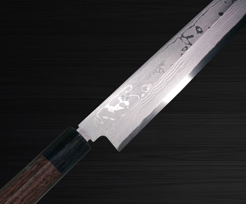 Kanetsune KC-400 White Steel 11-Layer Damascus