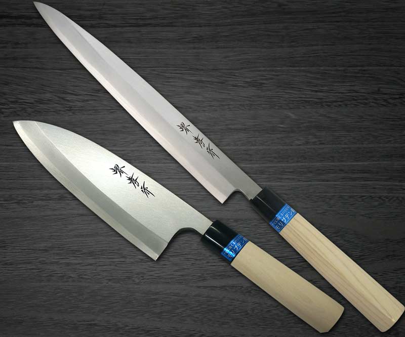 Left-handed Japanese Kitchen Knives Set [FREE SHIPPING] – HIDARI