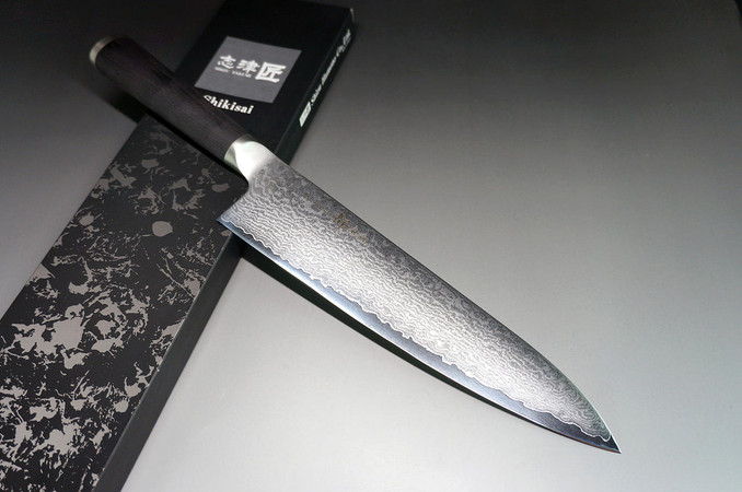 Shikisai MIYAKO 33 Layer Damascus (AUS8) Japanese Chef's Gyuto Knife 210mm