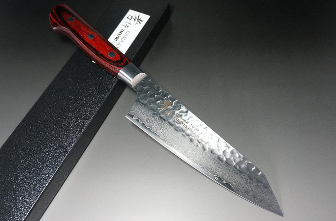 Sakai Takayuki 33-Layer VG10 Damascus Hammered Japanese Chef's