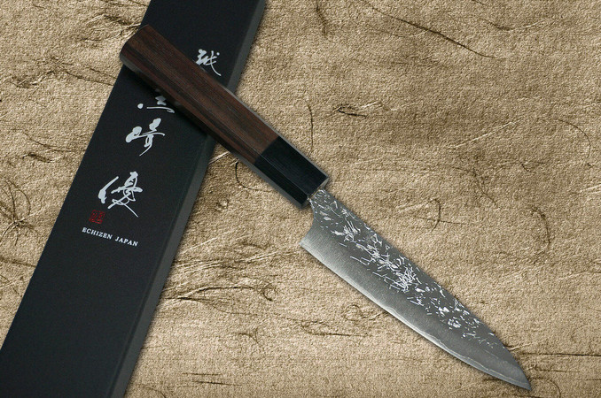 Yu Kurosaki R2(SG2) Hammered SHIZUKU WA RS8B Japanese Chef's Petty