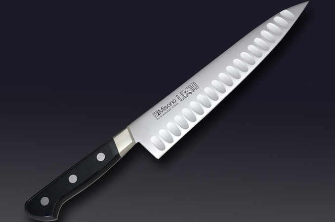 Misono UX10 Swedish Stainless Dimples(Salmon) Japanese Chef's