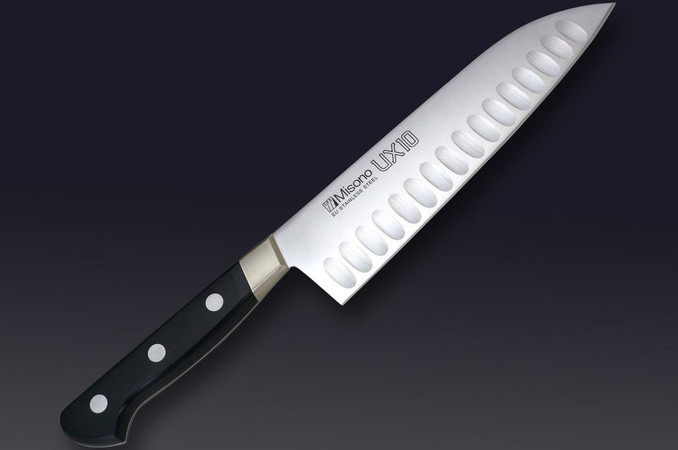 Misono UX10 Swedish Stainless Dimples(Salmon) Japanese Chef's