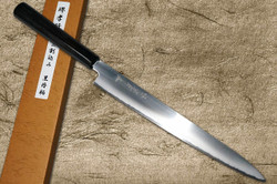 Sakai Takayuki Ginsan Warikomi Ebony Handle Japanese Chef's Slicer(Sujihiki) 240mm 