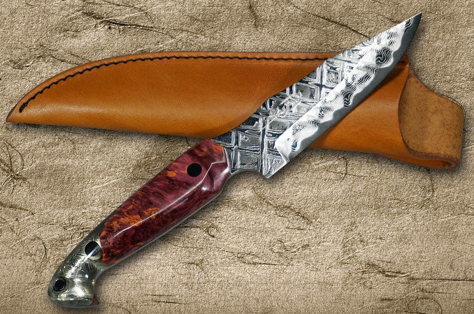 人気ブランド Yu Petty Chef's Japanese Hammered Crisscross VG10 Kurosaki その他