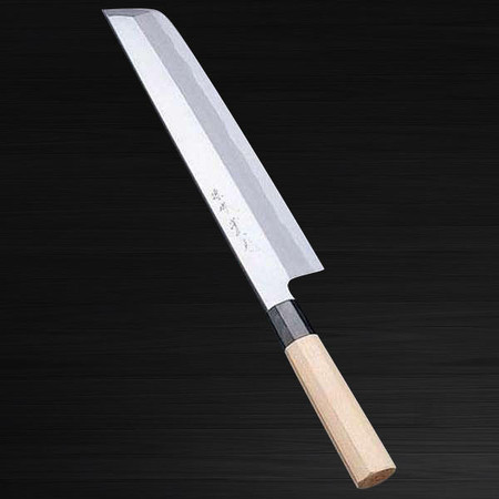 堺实光蒙丹连青钢（青纸No.2钢）日本厨师骨切240毫米| 日本刀