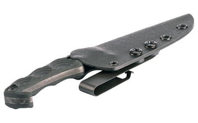 Stroup Knives MK2 Fixed Blade Knife with Black G10 Handle and 1095