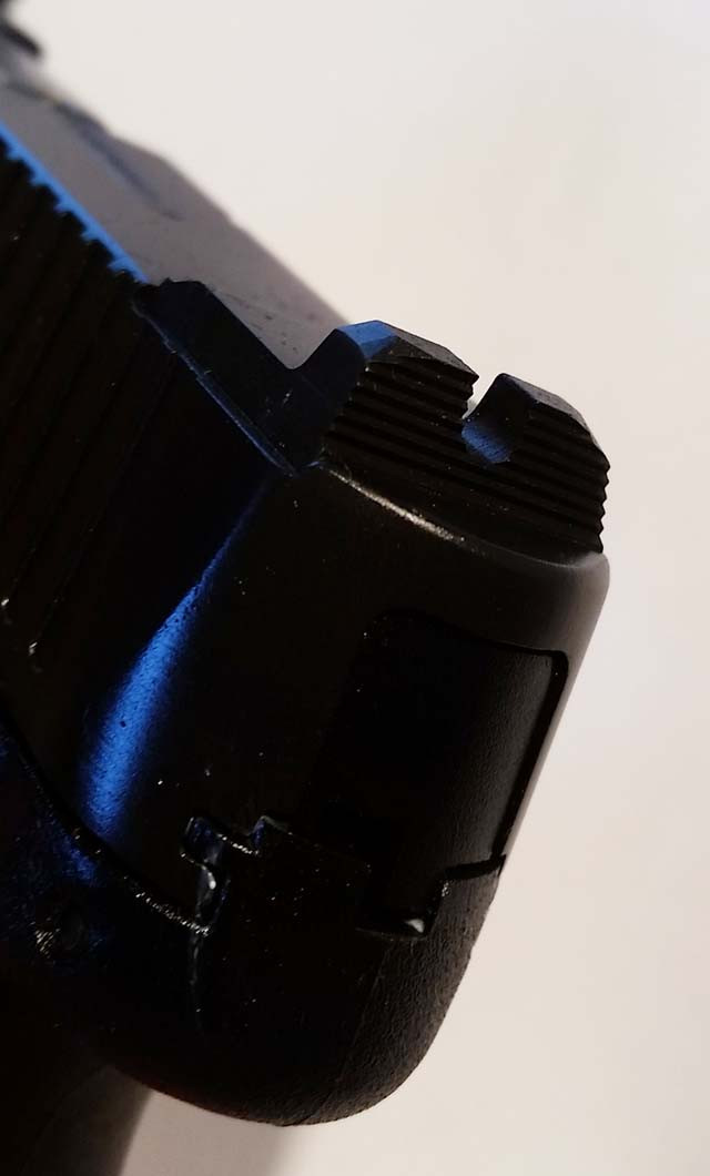 Steel U-Channel Rear Sight for Taurus G2C, G2S, PT111 G2, PT140 G2, 709 and Standard TX22