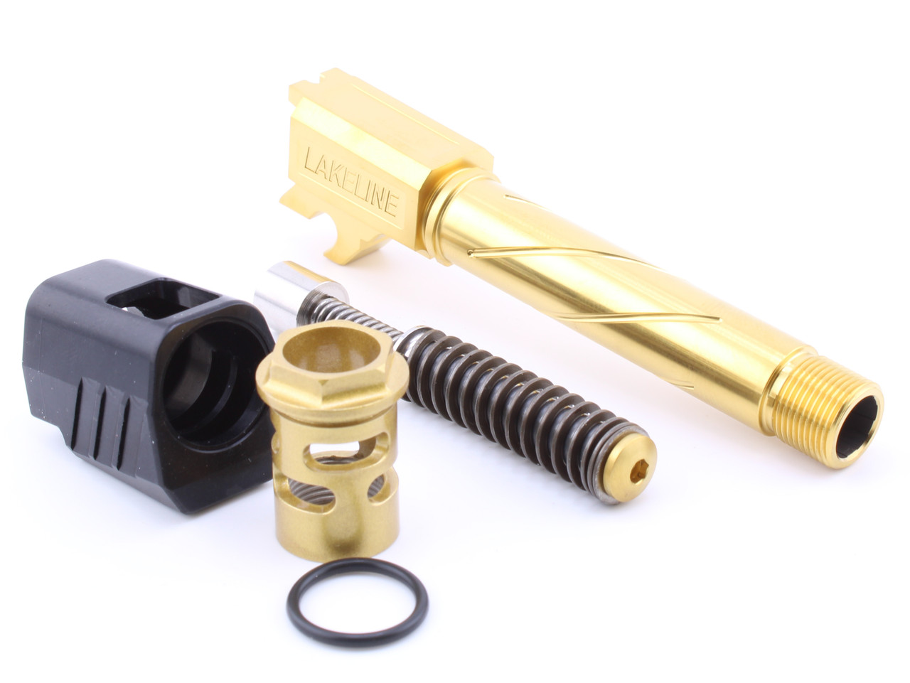 Taurus GX2 Gold TiN Tactical Package - TiN Threaded Barrel +