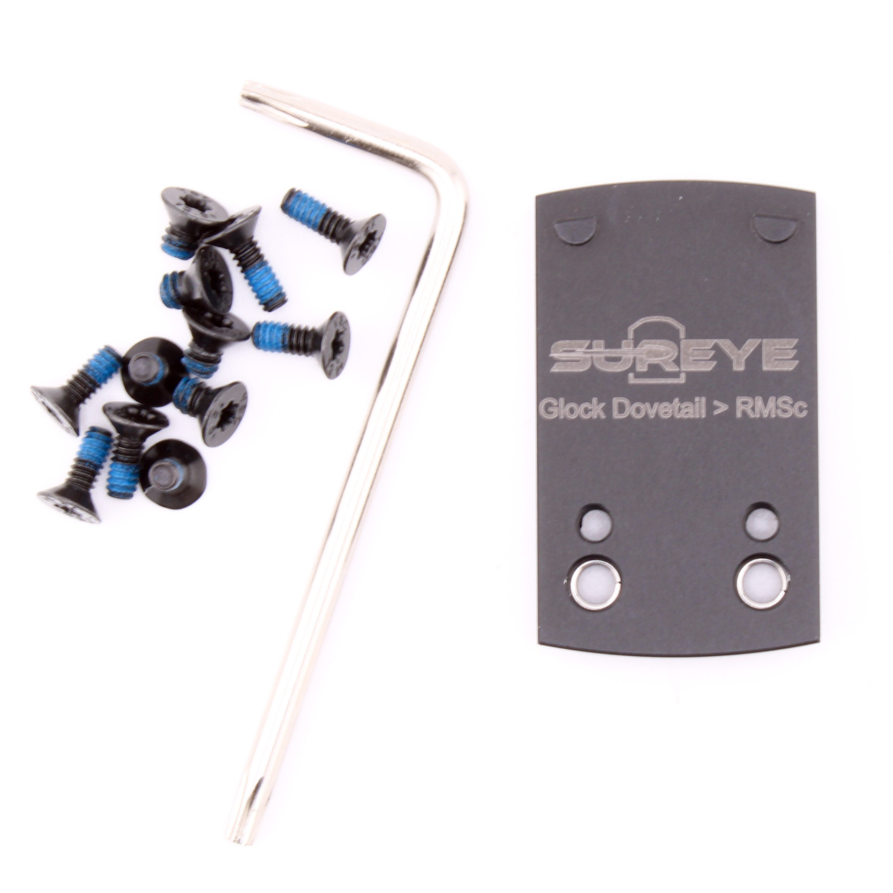 Rear Sight Dovetail to RMSc Optical Mount Plate - Flat Top Slides ...