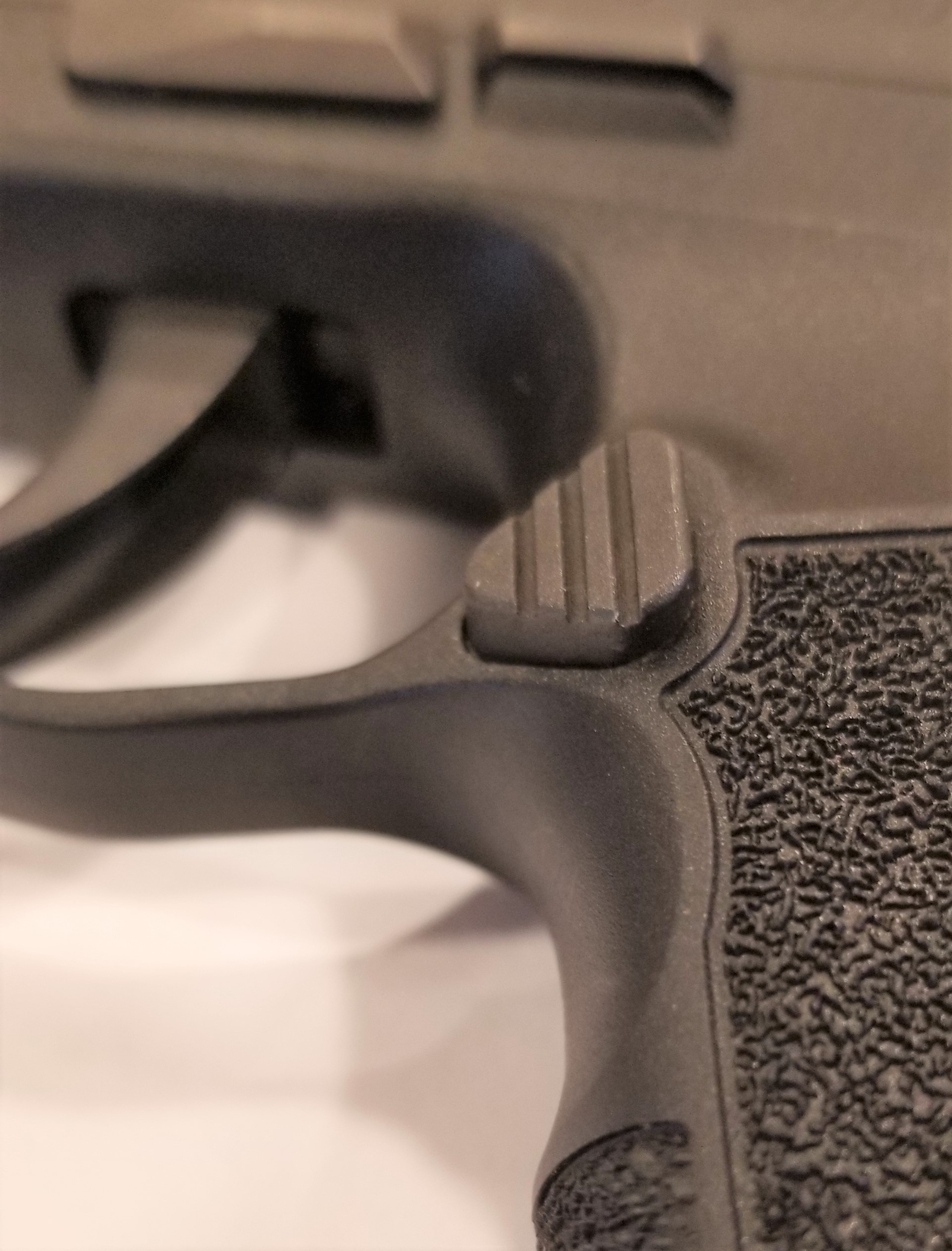 Stainless Steel Extended (0.030") Magazine Release Button for 9mm Sig P365