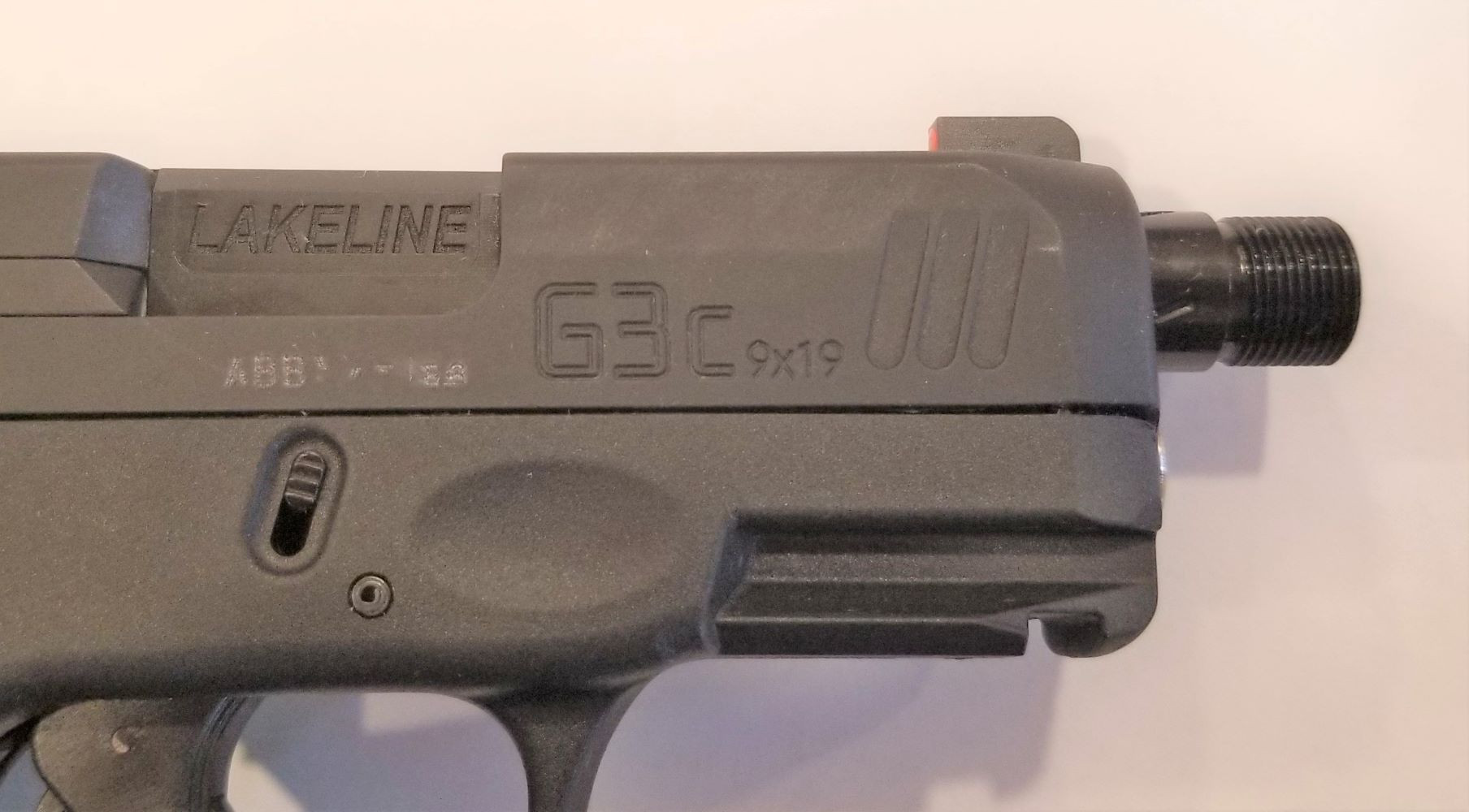 Lakeline LLC Threaded Target Barrel for the 9mm Taurus G3X, G3C, G2C
