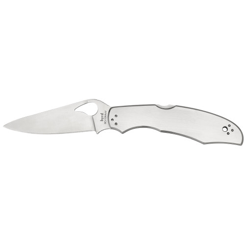 Spyderco Byrd Cara Cara 3.75-Inch Folding Knife with Plain Edge and 8Cr13MoV Steel