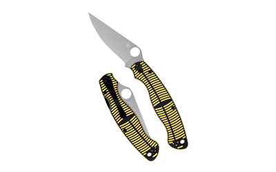 Spyderco Military 2 Salt Folding Knife with CPM MagnaCut Blade and Yellow G-10 Handle - Model C36GBKYLMCP2