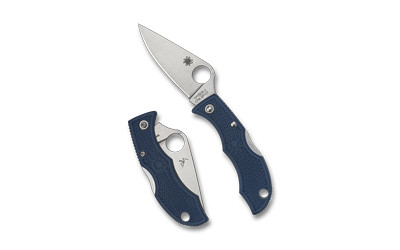 Spyderco Ladybug 3 Lightweight Folding Knife with CPM SPY27 Steel and Blue FRN Handle