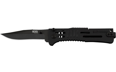 SOG SlimJim Folding Knife 3.18-Inch AUS 8 Steel Blade, Black Handle