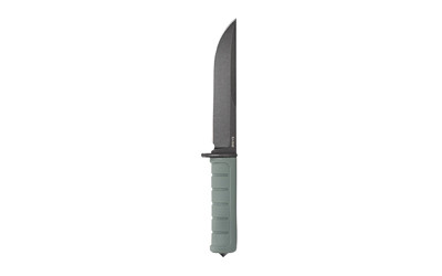 KA-BAR Dust I Fixed Blade Knife with Green Handle and Black Sheath