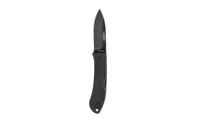 KA-BAR Knives Dozier Folding Hunter 3-inch Black S35VN Steel Folding Knife