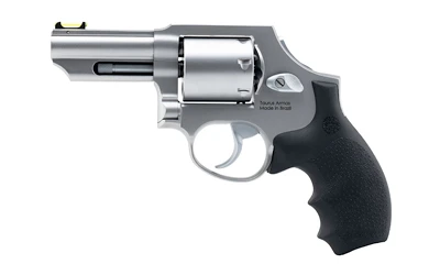 Taurus 66 Combat .357 Magnum DAO Revolver - 3" Barrel, 7 Round, Stainless, Hogue Grip