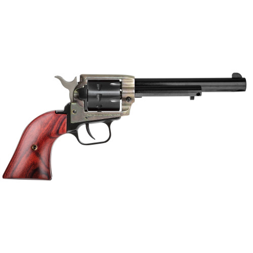 Heritage Rough Rider .22 LR Revolver - 6.5" Barrel, 9 Round, Case Hardened, Cocobolo Grips