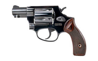 Heritage Roscoe .38 Special DA/SA Revolver - 2" Barrel, 5 Round, Blued Black, Wood Grips