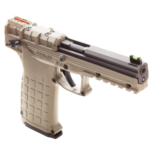 Kel-Tec PMR-30 .22 WMR Semi-Auto Pistol - 4.3" Barrel, 30 Round, Tan, Fiber Optic Sights