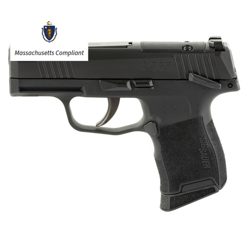 MA Compliant - Sig Sauer P365 380 ACP Sub-Compact - Nitron Black