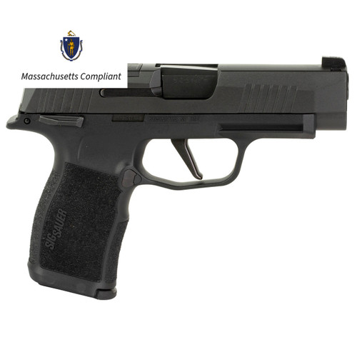 MA Compliant - Sig Sauer P365 9MM Sub-Compact - Black