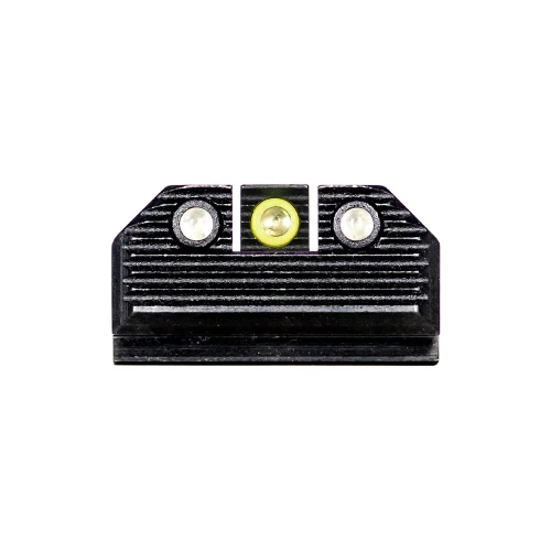 Night Fision Perfect Dot Night Sight Set - Co-Witness Height, Springfield Hellcat/Hellcat Pro/XDS, Yellow Front