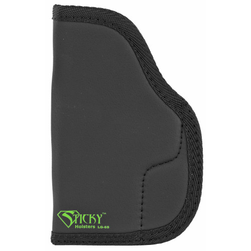 Sticky Holsters Pocket Holster - Fits Glock 29/30, Beretta 9000s, H&K P2000, S&W M&P 9/40 Compact, Black, Ambidextrous (LG-6S)
