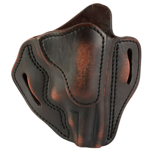 1791 Gunleather Revolver Outside Waistband Holster - Universal Fit, Vintage Brown, Right Hand - Size 3