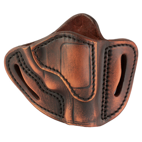 1791 Gunleather Revolver Outside Waistband Holster - Universal Fit, Vintage Brown, Right Hand - Size 1