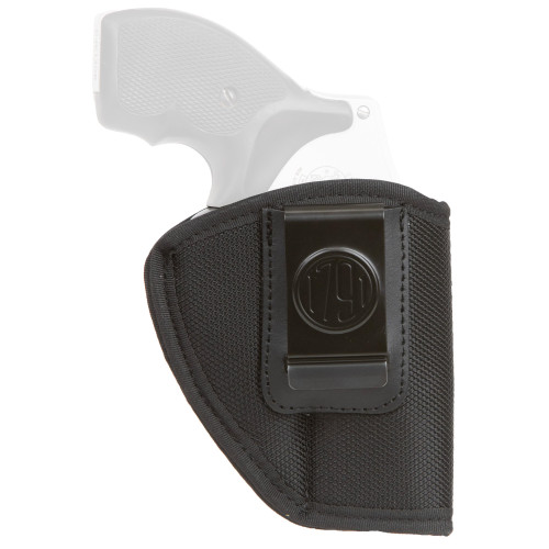 1791 Gunleather Premium Nylon Inside Waistband Holster - Universal Fit, Black, Right Hand - Size 2