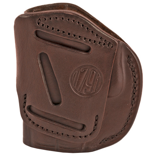 1791 Gunleather 4 Way Inside Waistband Holster - Fits Glock 42, Brown, Right Hand