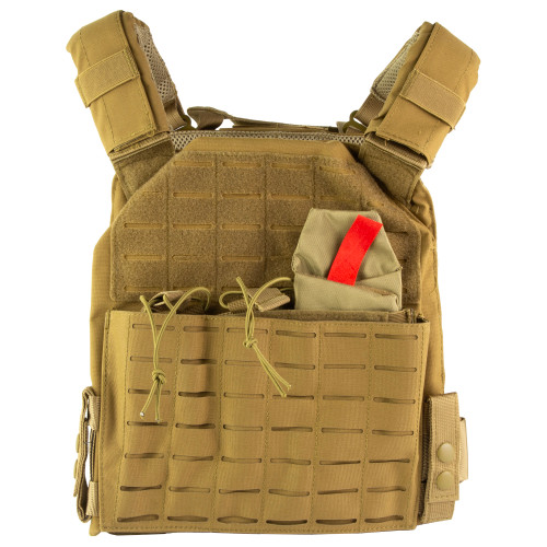 NcSTAR Laser Cut Plate Body Armor Carrier - Tan
